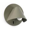 Applique couleur gris mousse avec interrupteur NOON