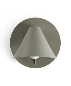 Applique couleur gris mousse avec interrupteur NOON - 2