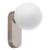 Applique de salle de bain nickel mat MABE 6W 3000K