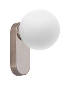 Applique de salle de bain nickel mat MABE 6W 3000K