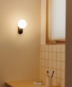 Applique de salle de bain noire MABE 6W 3000K - 2