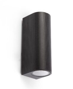 Applique noire ESTELA 2 lumières