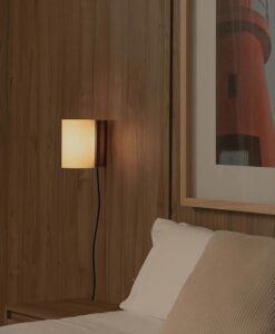 Applique noyer et papyrus CATA 180 LED - 4