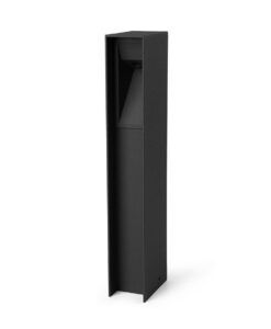 Balise noire de 30 cm de hauteur TIL LED 3W 2700K 24V