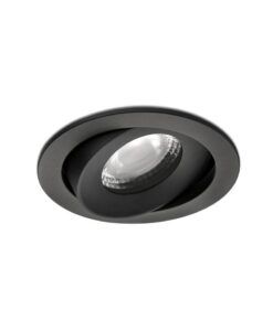 Encastré noir Ø 6 cm KIVI LED 7W 3000K