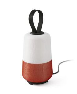 Lampe de table d'extérieur blanche orange MUNA