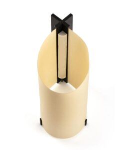 Lampe de table noir et papyrus CATA 180 LED - 2