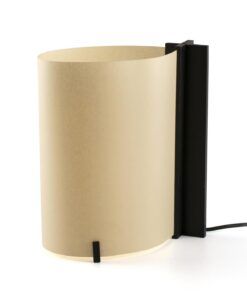 Lampe de table noir et papyrus CATA 180 LED