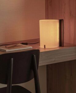 Lampe de table noir et papyrus CATA 180 LED - 3