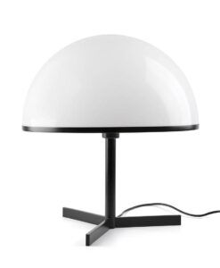 Lampe de table noire, hauteur 47 cm, DOME