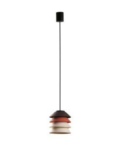 Lampe d'extérieur marron, beige et orange Ø 18 cm TOBA - 2