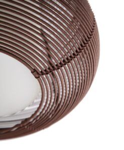 Suspension d'extérieur marron rouille Ø 28 cm NARITA - 3