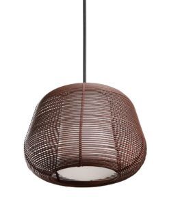 Suspension d'extérieur marron rouille Ø 28 cm NARITA - 2