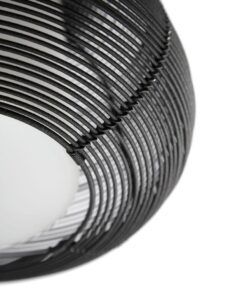 Suspension d'extérieur noire Ø 28 cm NARITA - 2
