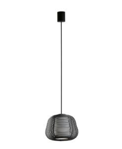 Suspension d'extérieur noire Ø 28 cm NARITA