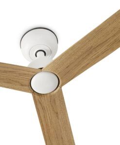 Ventilateur MARINE M blanc et chêne Ø 125 cm 2